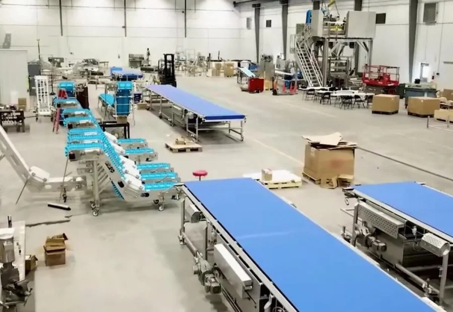 PFI facility floor in Algona, Iowa.