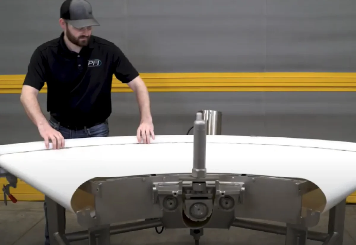 Equipment testing at PFI’s facility. 